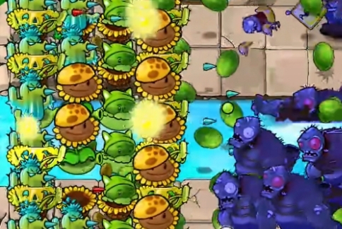 《植物大战僵尸杂交版》挑战模式第12关通关攻略(图6) 《植物大战僵尸杂交版》挑战模式第12关通关攻略(图6)