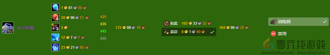 魔兽世界wlk裁缝430-450冲级攻略(图3)