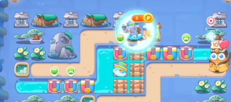 保卫萝卜4万圣奇妙夜第2关通关攻略(图3)