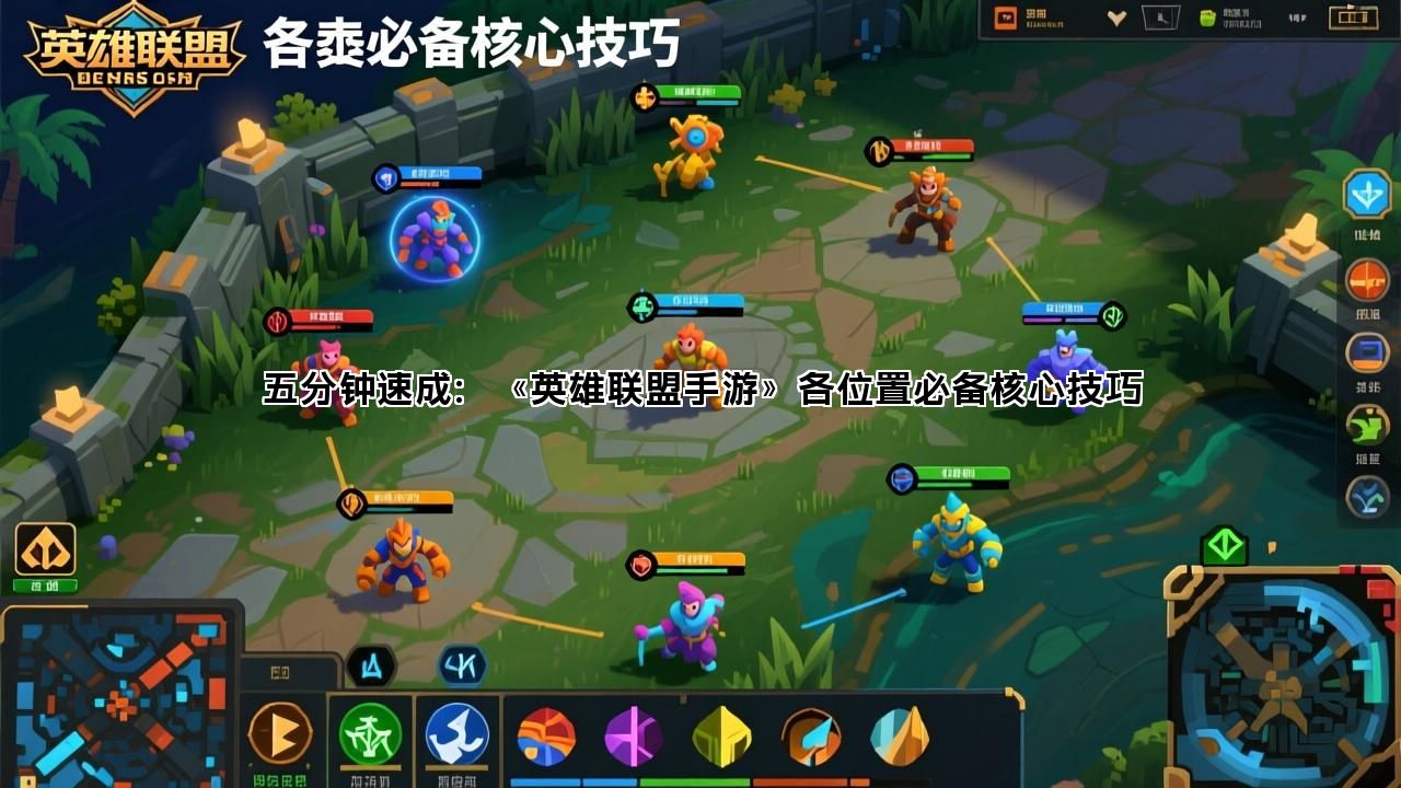 五分钟速成：《英雄联盟手游》各位置必备核心技巧