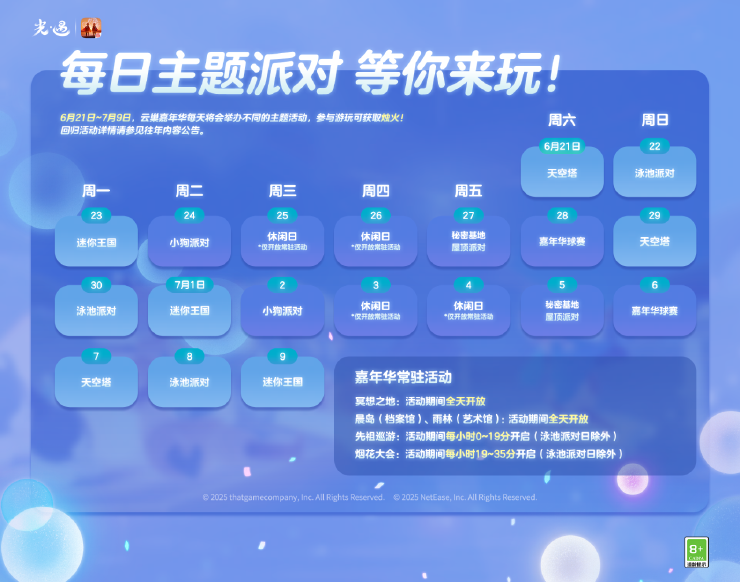 光遇六周年星动庆典更新内容一览(图2)